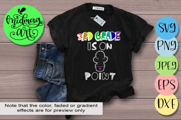 3rd Grade is on Point SVG for Back-to-School Projects
