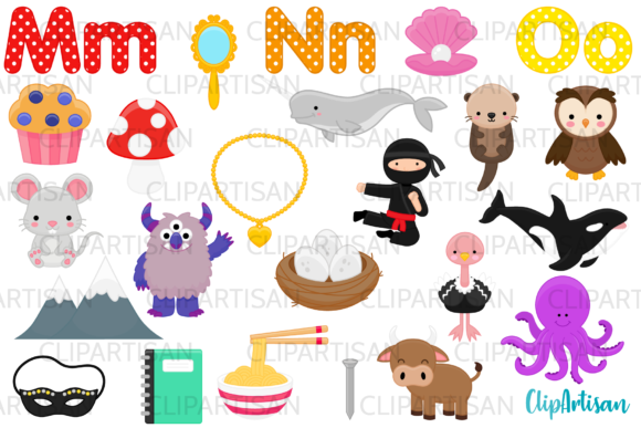 Alphabet Clip Art for Modern Design