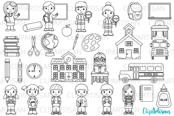 Back to School Classroom Clip Art: A Versatile Resource for Educators and Creators