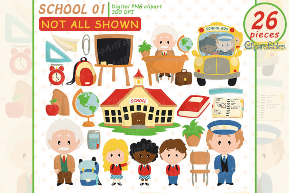 Back to School Clipart for Creative Projects