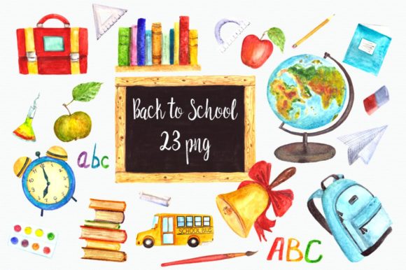 Choosing Watercolor Back to School Clip Art for Your Creative Projects