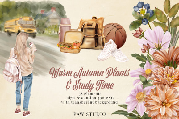 Fall Floral Clipart Girls Back to School Collection: A Practical Evaluation for Designers and Creators