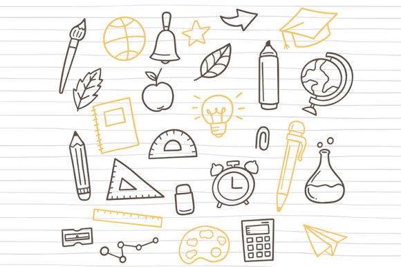 Hand Drawing Back to School Element: Assessing Its Place in Your Design Work