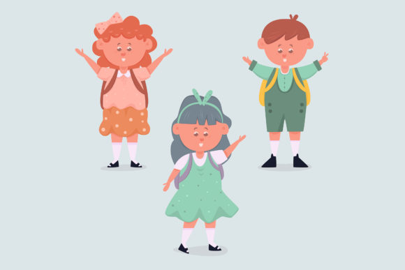 How the Children Back to School Collection Reinvents Visual Storytelling Through Flat Design Illustration EPS 10